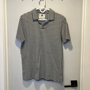 Black Brown polo shirt.